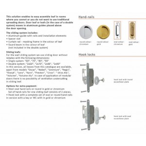 Sliding wall system single