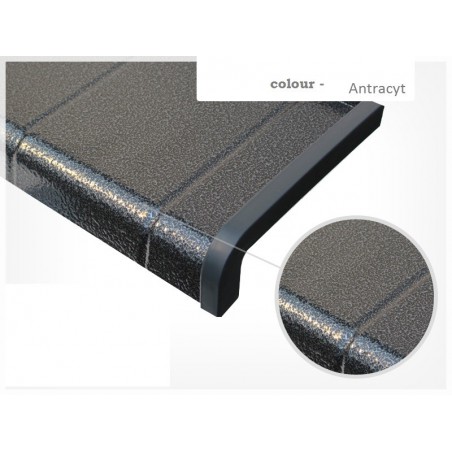 parapety miedź antyczna , szer 25cm