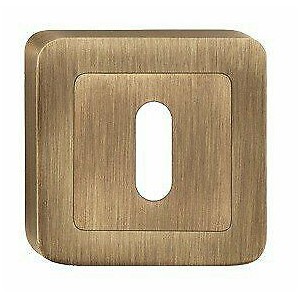 key hole face - antic brass