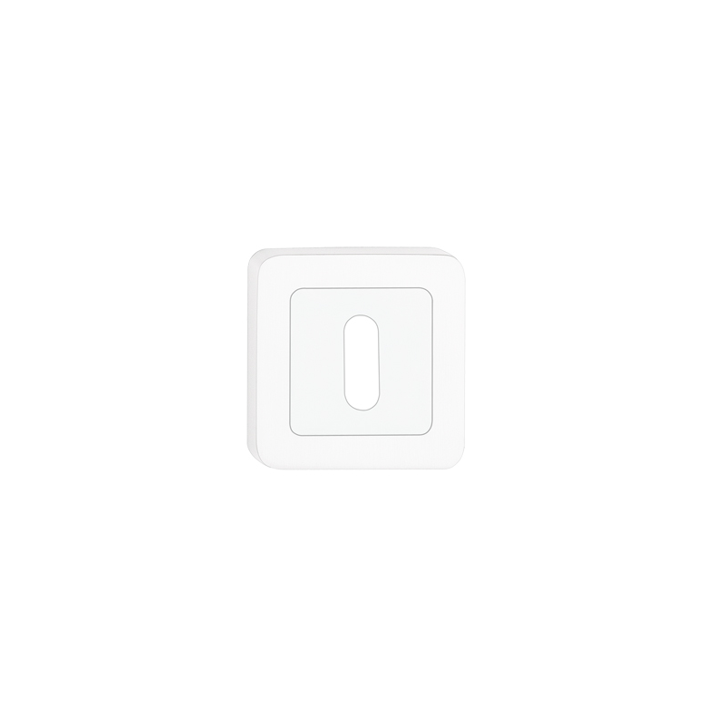 key hole face - satin silver