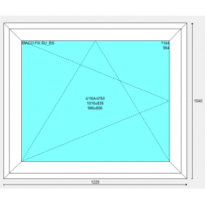 Okno 1220 x 1040