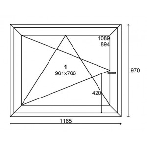 Okno 1165 x 970