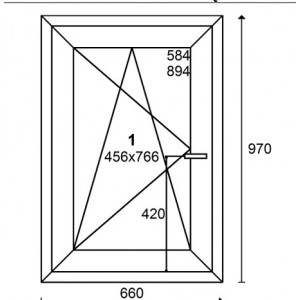 Okno 660 x 970