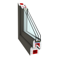 Okno PCV CLASICTHERM 6 - komorowe