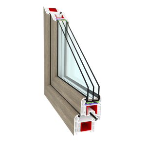 Okno PCV CLASICTHERM 6 - komorowe
