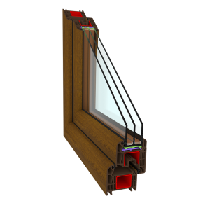 Okno PCV CLASICTHERM 6 - komorowe