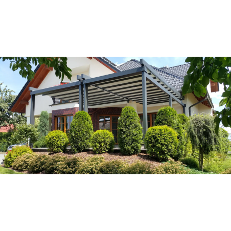 Pergola SOLID - montaż przy ścianie