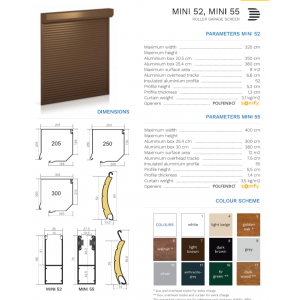 Roller garage door MINI52