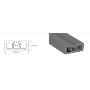 JOIST PVC 50/20  2,4M