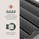 PERGOLA OGRODOWA LUXE 3X3 ALUMINIOWA