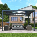 PERGOLA OGRODOWA LUXE 3x4 ALUMINIOWA Z OŚWIETLENIEM LED