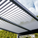 PERGOLA OGRODOWA LUXE 3x4 ALUMINIOWA Z OŚWIETLENIEM LED