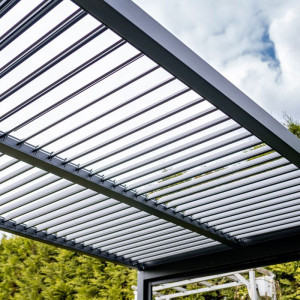 PERGOLA OGRODOWA LUXE 3x4 ALUMINIOWA Z OŚWIETLENIEM LED