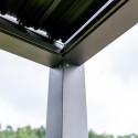 PERGOLA OGRODOWA LUXE 3x4 ALUMINIOWA Z OŚWIETLENIEM LED